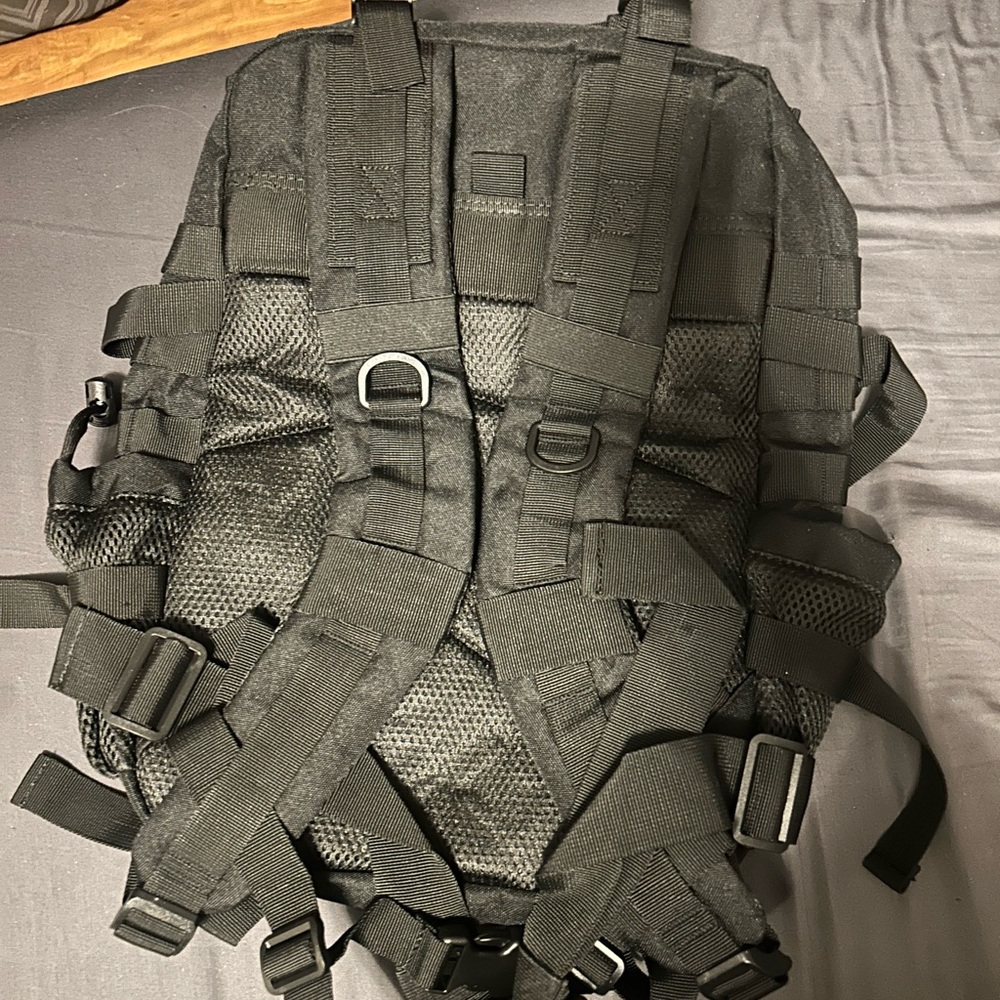 Black Tactical Backpack